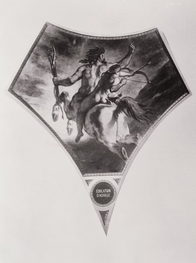 アキレスの教育（75741も参照） 作： Ferdinand Victor Eugene Delacroix
